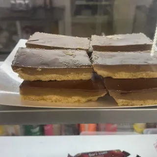 Our home-made caramel traybake